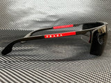 Prada Men's Black Rectangular Sunglasses