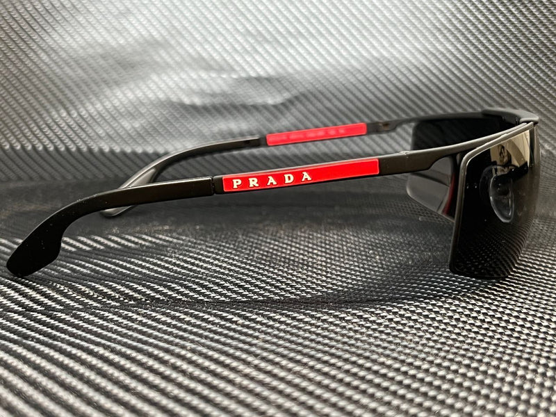 Prada Men's Black Rectangular Sunglasses