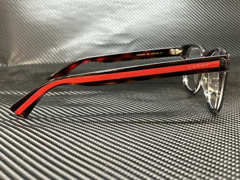 Gucci Men's Havana Square Eyeglasses