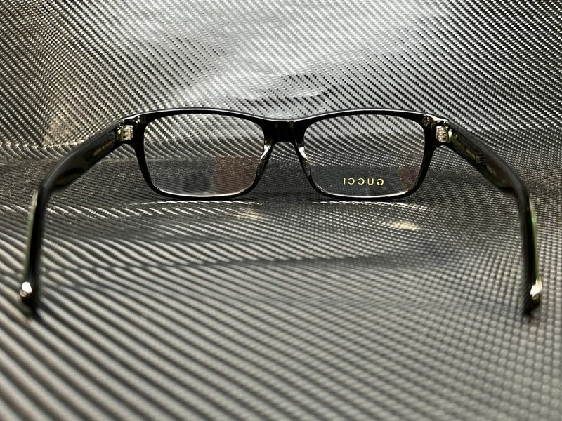 Gucci Men's Black Rectangular Eyeglasses