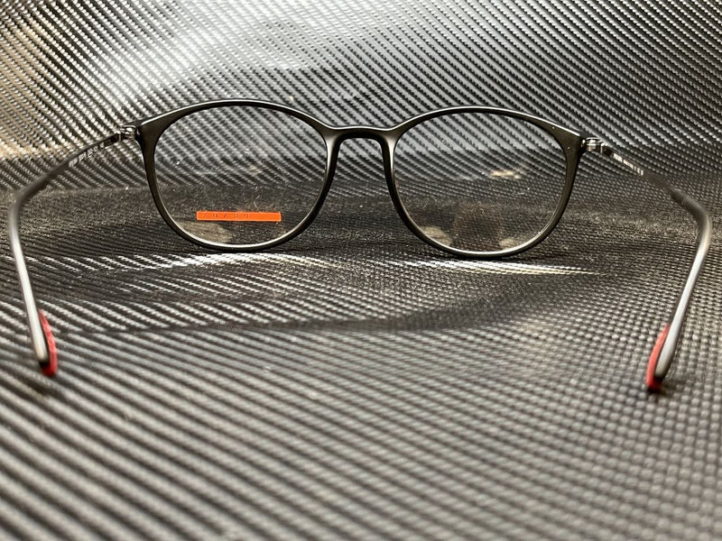 Prada Men's Black Round Eyeglasses