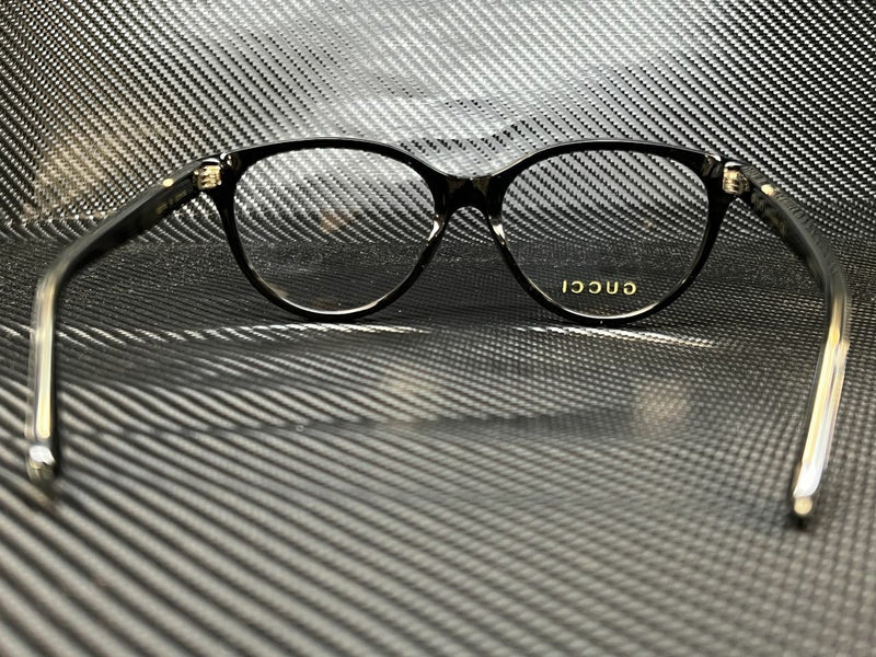 Gucci Women's Black Round Eyeglasses