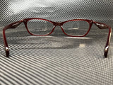 Prada Women's Red Cat Eye Eyeglasses