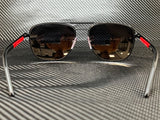 Prada Men's Black Oval Sunglasses