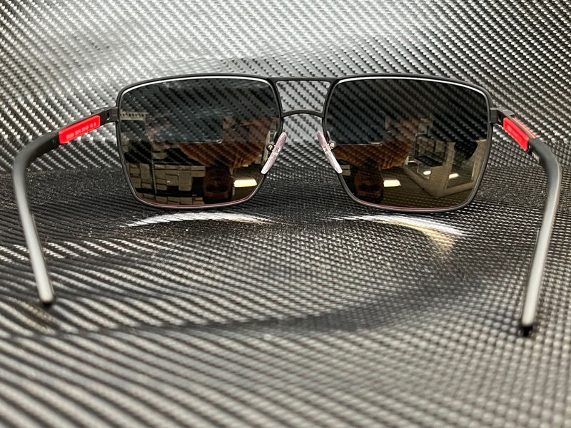 Prada Men's Black Rubber Sunglasses