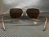 Gucci Men's Gold Square Sunglasses