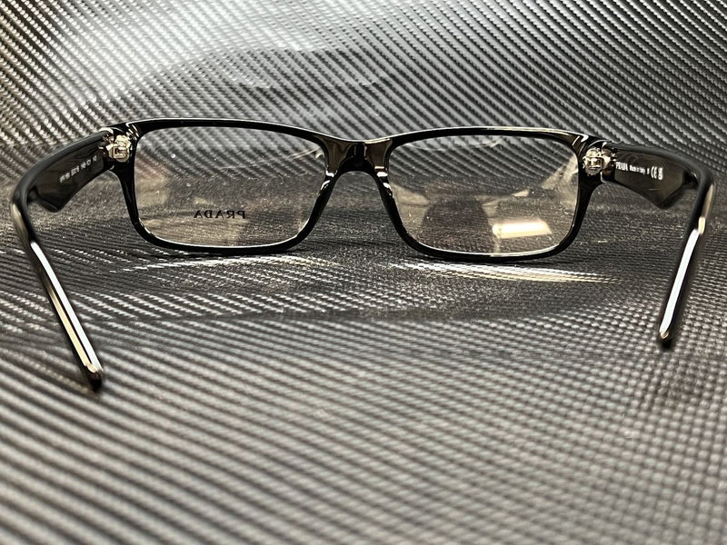 Prada Men's Black Rectangular Eyeglasses