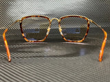 Gucci Men's Havana Square Eyeglasses