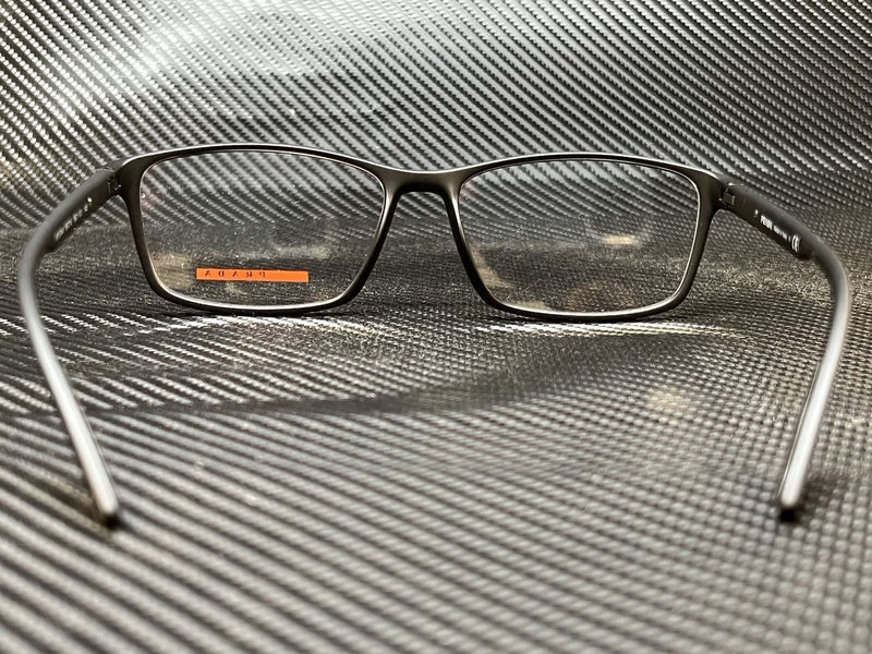 Prada Men's Black Rectangular Eyeglasses