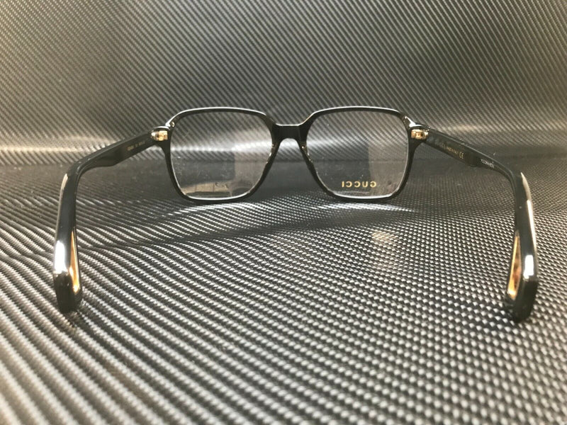 Gucci Men's Black Rectangular Eyeglasses