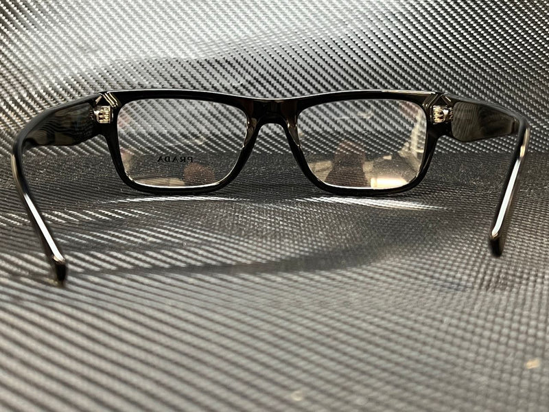 Prada Women's Black Rectangular Eyeglasses