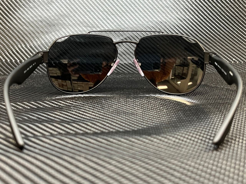 Prada Men's Black Pilot Sunglasses