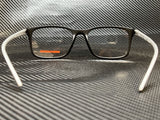 Prada Men's Black Rubber Eyeglasses