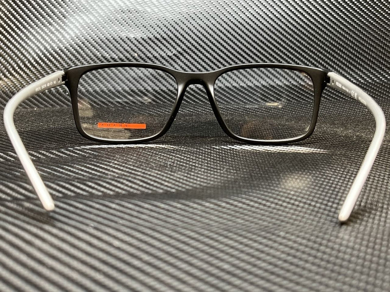 Prada Men's Black Rubber Eyeglasses