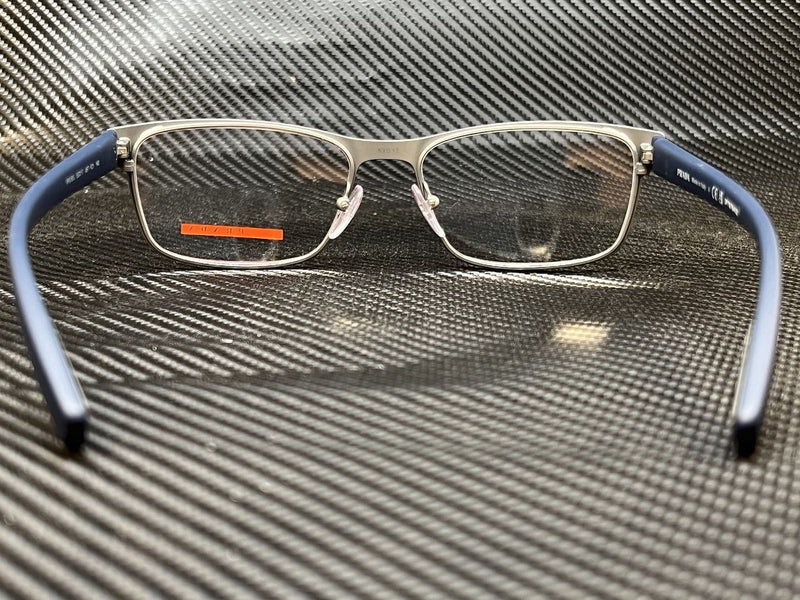Prada Men's Blue Rectangular Eyeglasses