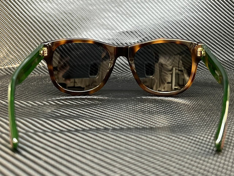 Gucci Men's Havana Round Sunglasses