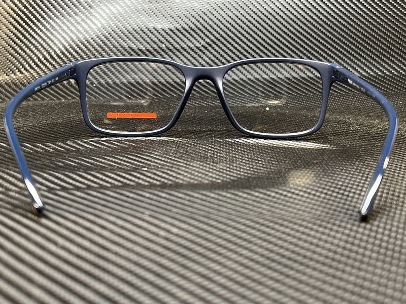Prada Men's Blue Pillow Eyeglasses