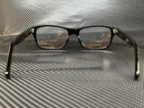 Gucci Men's Black Rectangular Eyeglasses