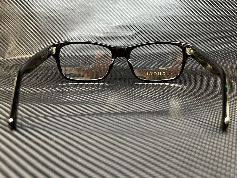 Gucci Men's Black Rectangular Eyeglasses