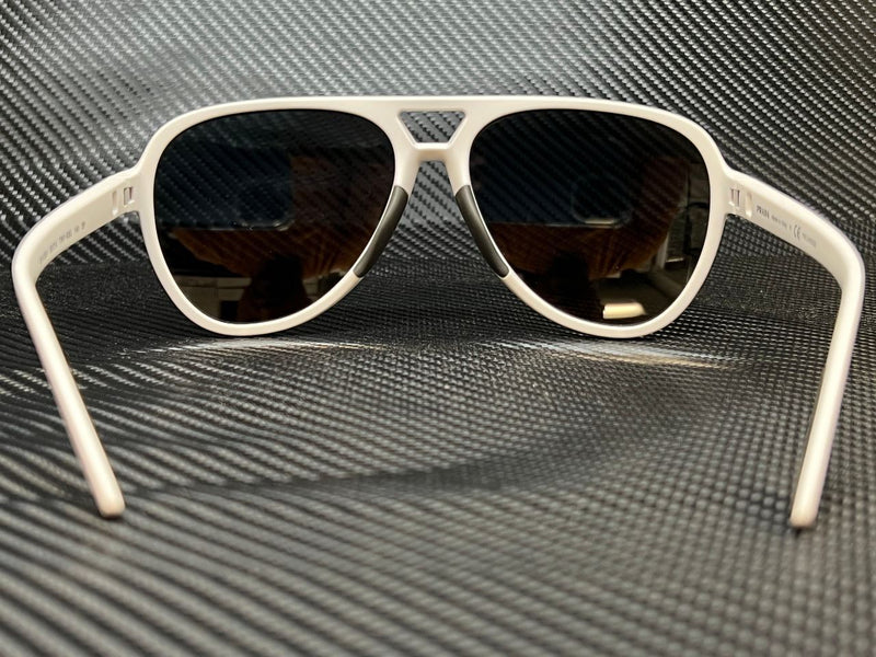 Prada Men's White Pilot Sunglasses