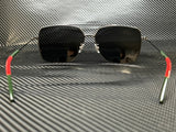 Gucci Men's Ruthenium Square Sunglasses