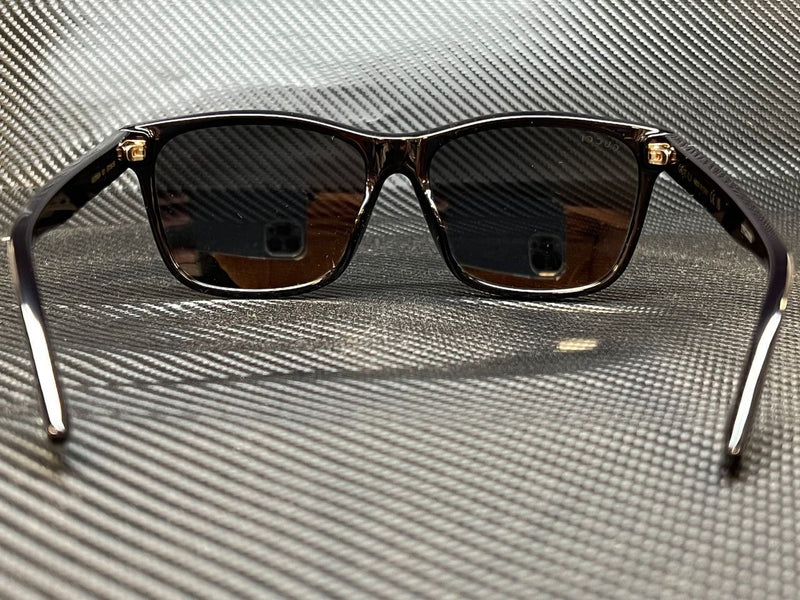 Gucci Men's Black 57mm Sunglasses