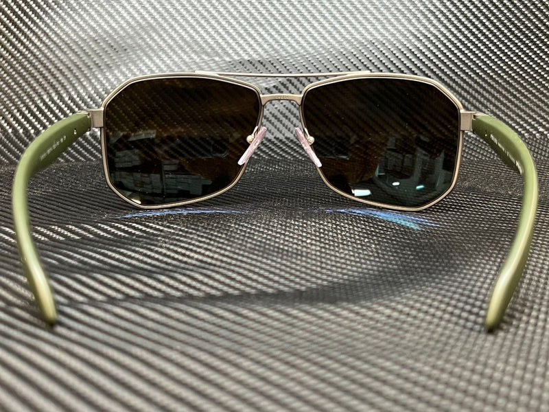Prada Men's Gunmetal Square Sunglasses