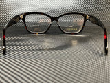 Gucci Women's Havana Square Eyeglasses