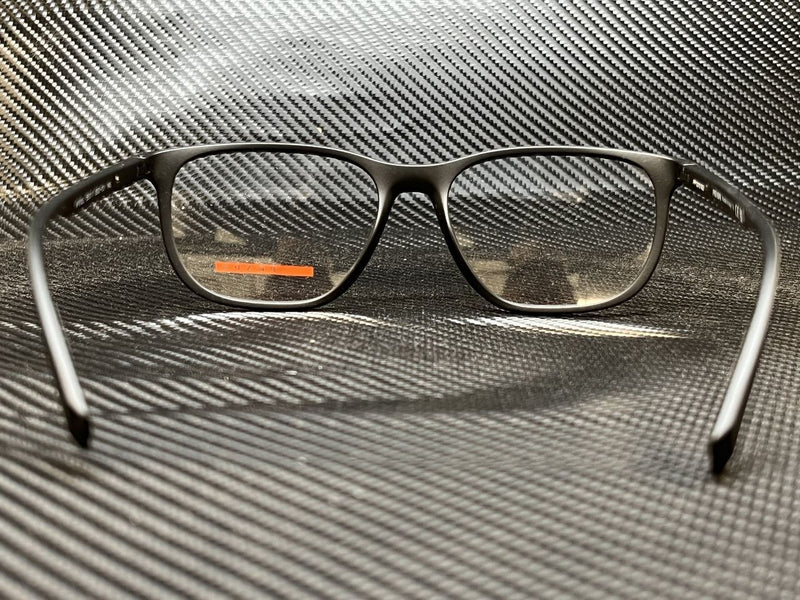 Prada Men's Black Rectangular Eyeglasses