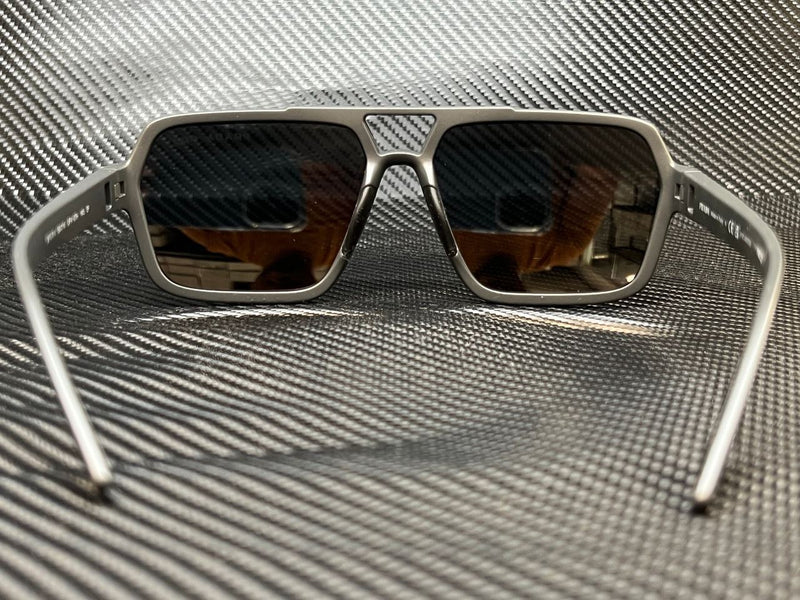 Prada Men's Black Rectangular Sunglasses