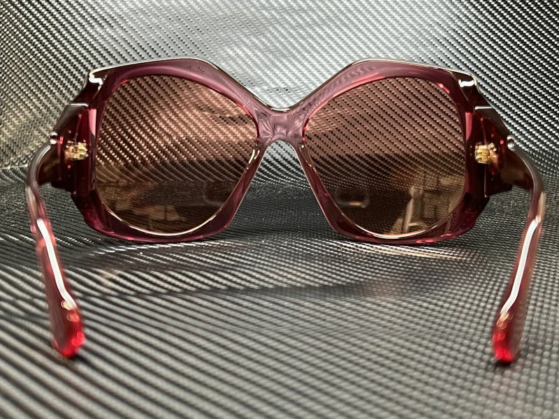 Gucci Women's Burgundy Oversized Sunglasses