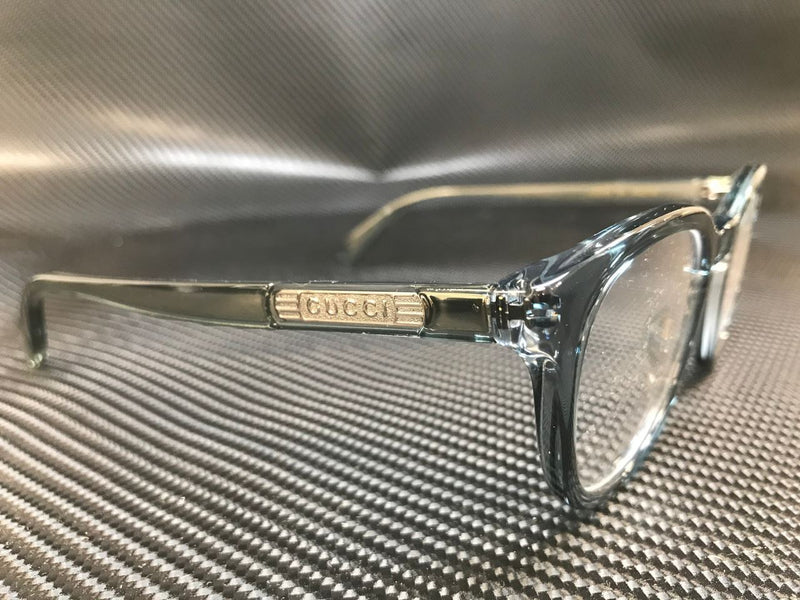Gucci Men's Blue Round Eyeglasses