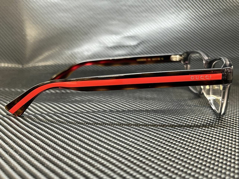 Gucci Men's Grey Rectangular Eyeglasses
