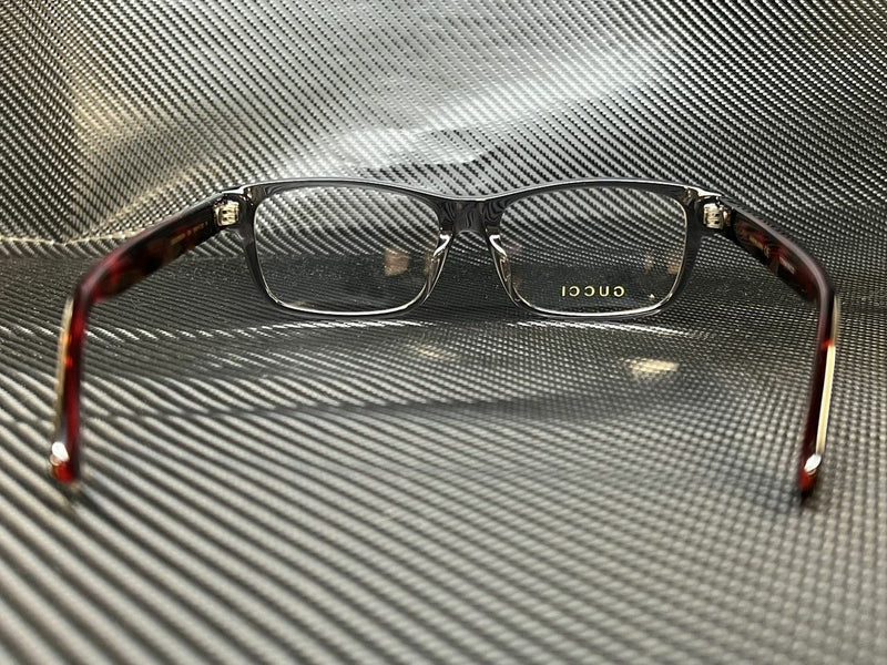 Gucci Men's Grey Rectangular Eyeglasses