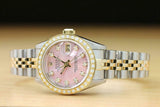 Rolex Women's Pink 18kt Datejust