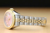 Rolex Women's Pink 18kt Datejust