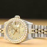 Rolex 18k Champagne Ladies Watch