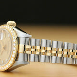Rolex 18k Champagne Ladies Watch