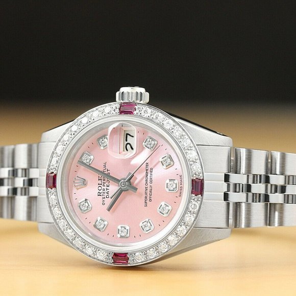 Rolex Women's Ruby 18k Watch