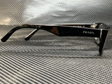 Prada Men's Black Rectangular Eyeglasses