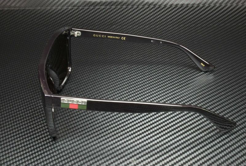Gucci Men Black Brown Sunglasses