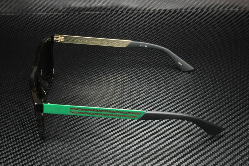 Gucci Men Havana Green Sunglasses