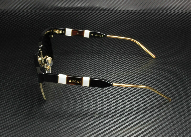 Gucci Men Black 56mm Sunglasses