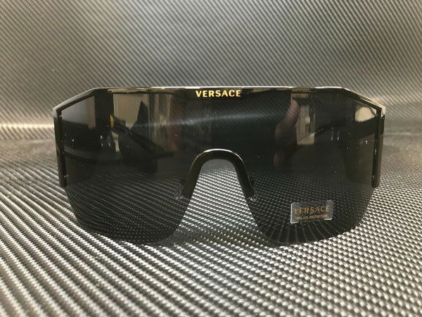 Versace Men's Black Grey Sunglasses