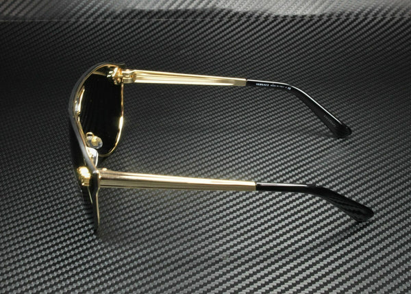 Versace Women's Gold Grey Sunglasses