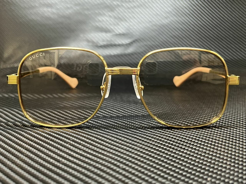 Gucci Men's Gold 55mm Sunglasses