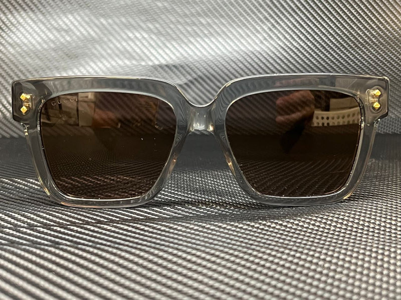 Gucci Men Grey 54mm Sunglasses