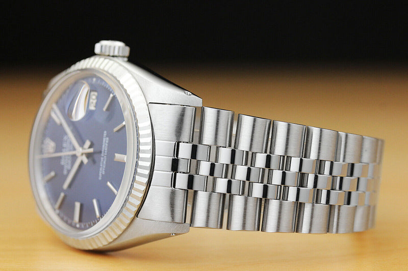 Rolex Men's Blue Datejust Watch