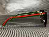 Gucci Women's Cat Eye Green Red Sunglasses