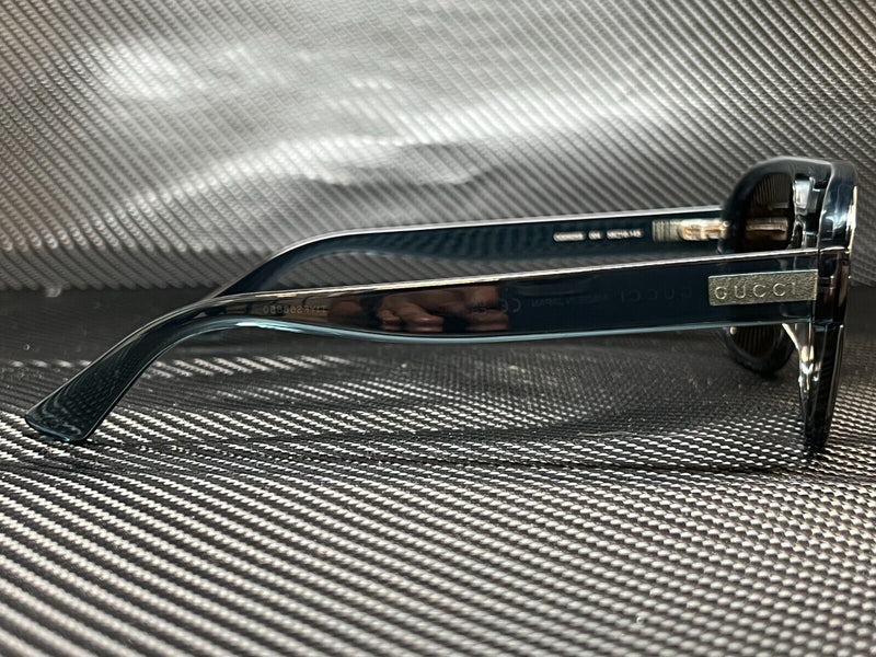 Gucci Men's Grey Rectangular 58mm Sunglasses